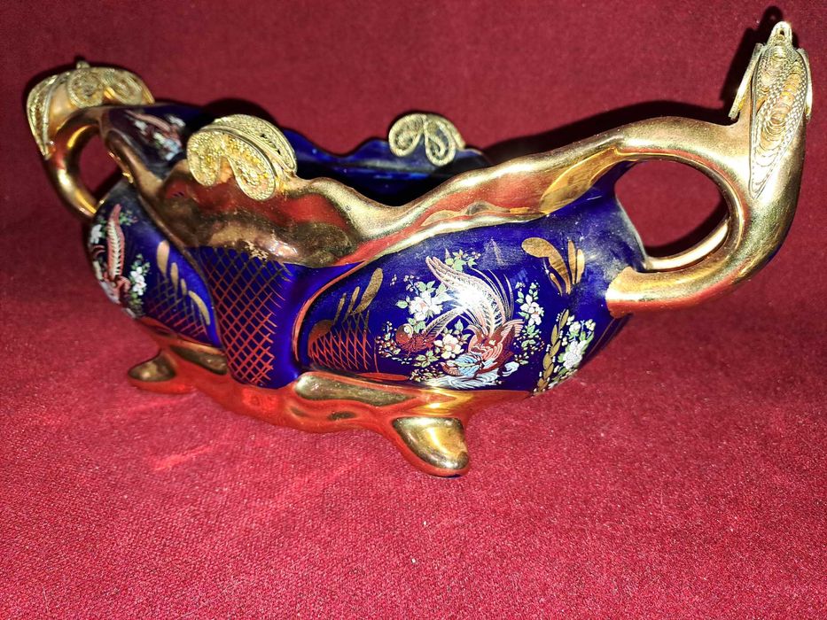 supiera centru de masa fructiera portelan manere bronz