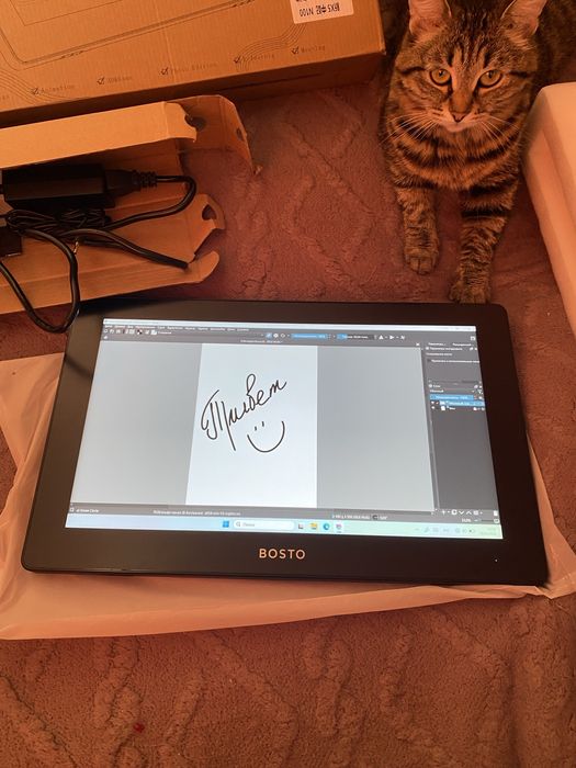 Графический планшет BOSTO X5(2024) новый