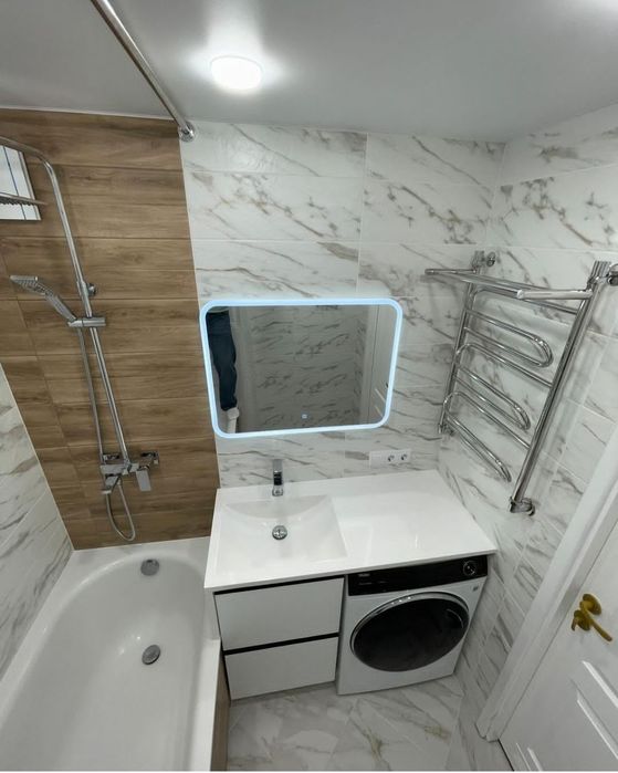 Кафель. Стяжка. Гипсокортон.