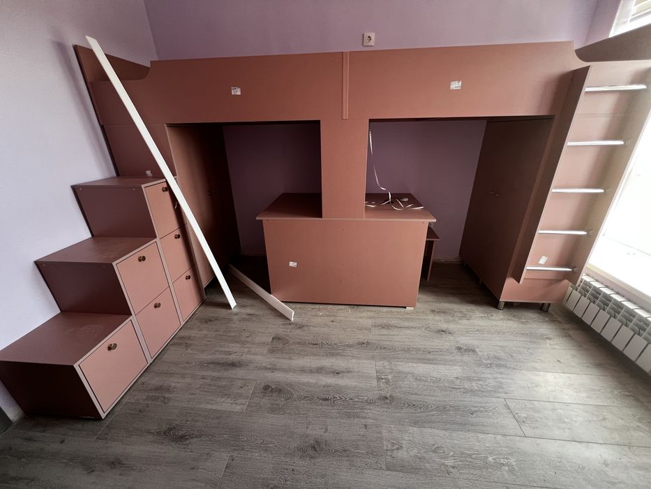 Детский спальный гарнитур для девочек