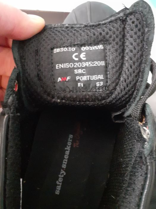 Teneși Piele Naturala Redbrick Onyx Safety Shoe S3.  Nr.39,5