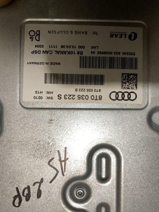 Усилвател Bang & Olufsen 8T0 035 223 M T F S Audi Ауди B&O A4 A5 Q5