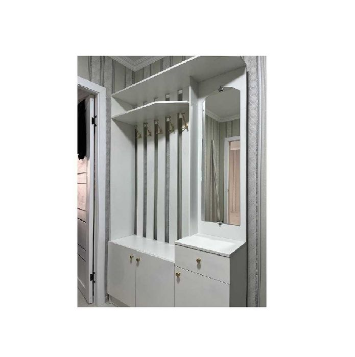 Новая прихожая Томирис, правый белый от Азия Склад А091723