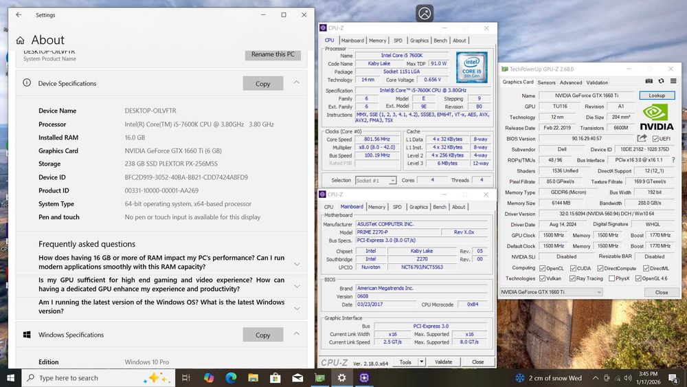 Placa de baza sk1151 ASUS PRIME Z270-P