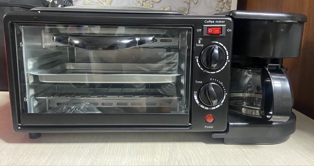 3в1 мини печь Breakfst Maker