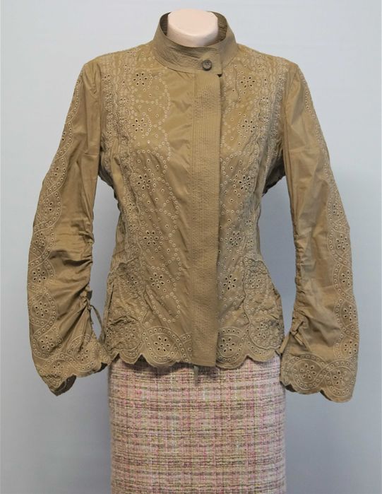 Jacheta Ermanno Scervino broderie anglaise bej marime 44