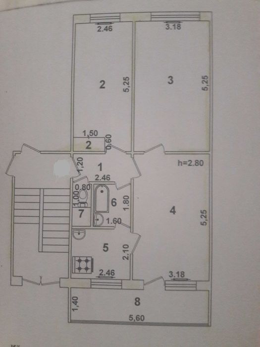 Продается ОТ СОБСТВЕННИКА 3-комнатная квартира.
