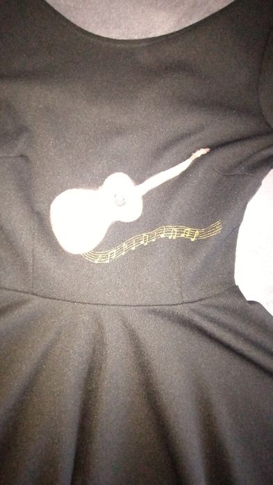 Rochie pictată manual cloș S/XS