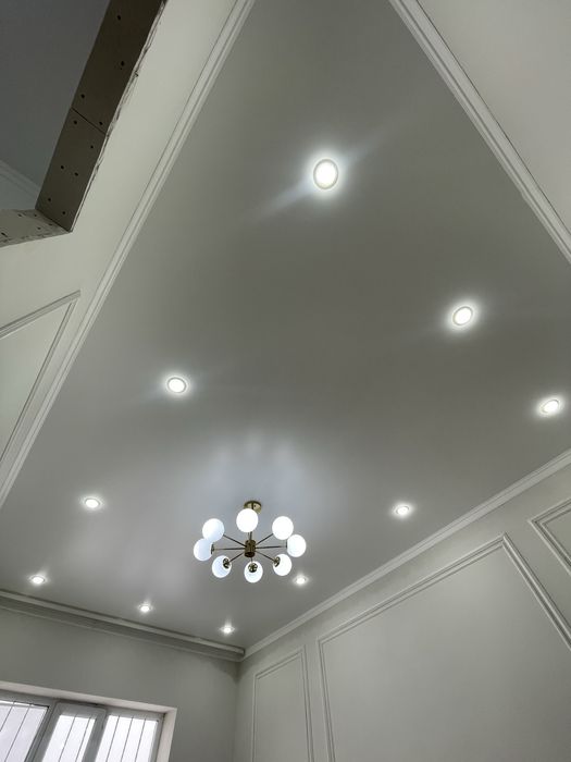 Натяжные потолки под ключ