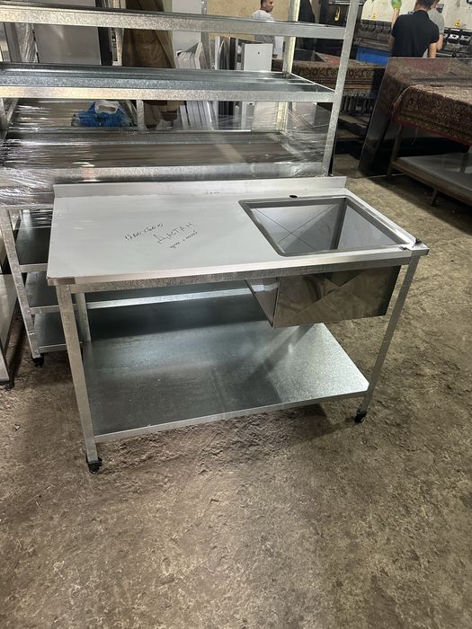 Стол мойка для общепита