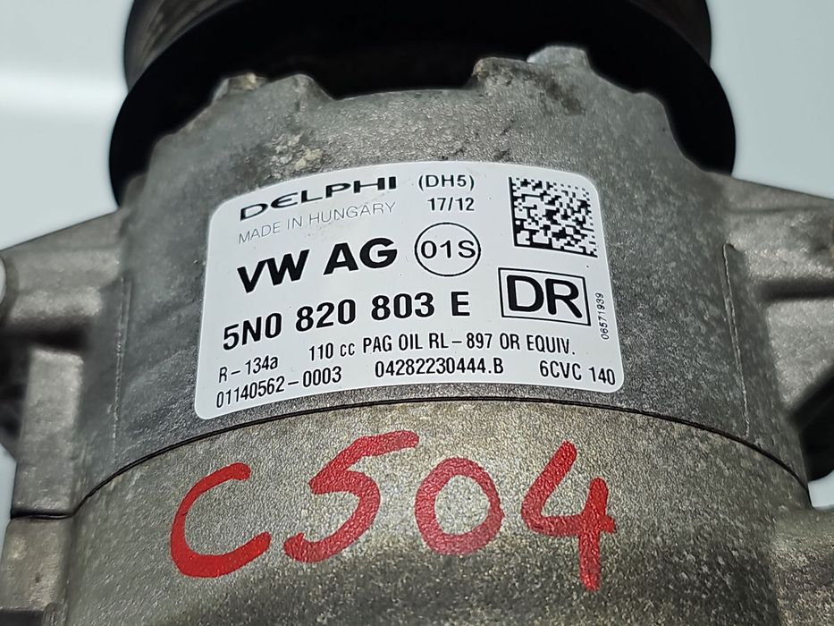 Compresor clima Volkswagen Golf 6 (5K1) [Fabr 2009-2013] 5N0820803E 1.