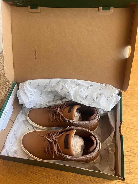 Vand sneackers Lacoste, maro barbatesti Esparre Winter C319