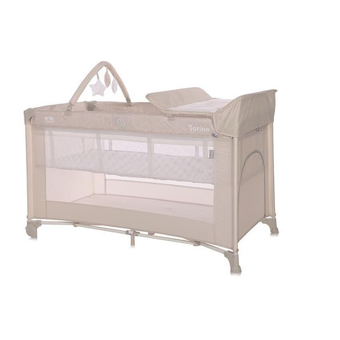 Patut din plasa reglabil cu masuta de infasat 120x60 cm nou