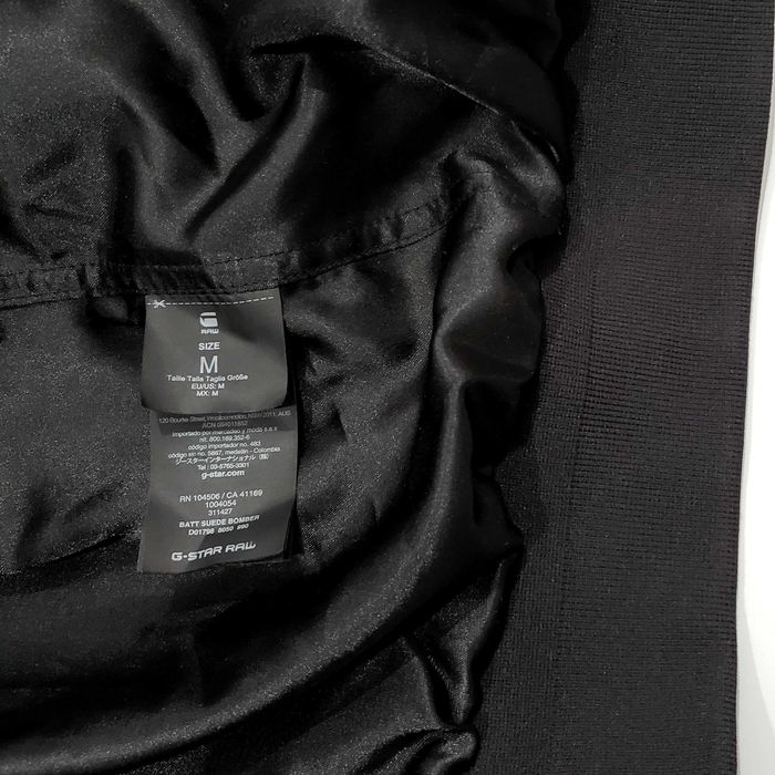 G-STAR RAW BATT Оригинално Мъжко Кожено Яке Велур Кожа Като Ново M-L