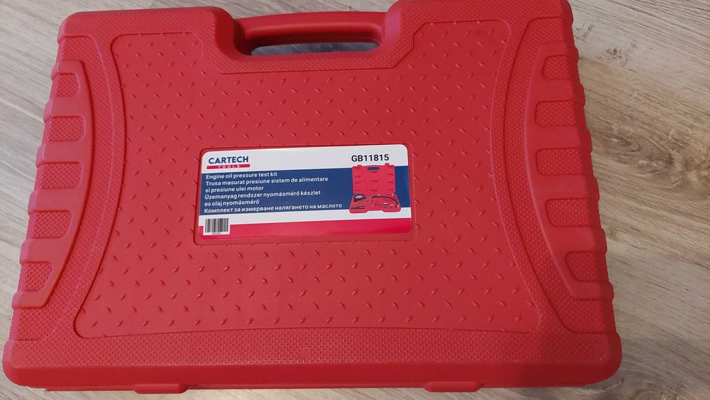 Комплект за измерване налягането на маслото, Gebo Tools, 21 части