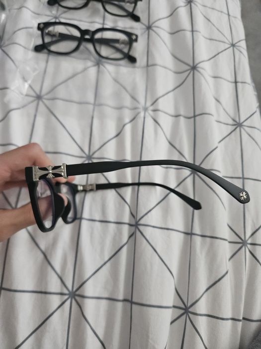 Ochelari chrome hearts mat black argintiu