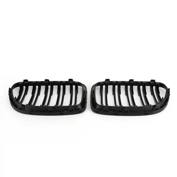 Решетки Бъбреци BMW БМВ X1 E84 2007>2012 Двойни Черен Гланц