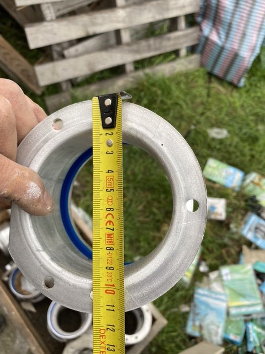 Element racord din aluminiu ptr cosuri de fum, ventilatie, etc.