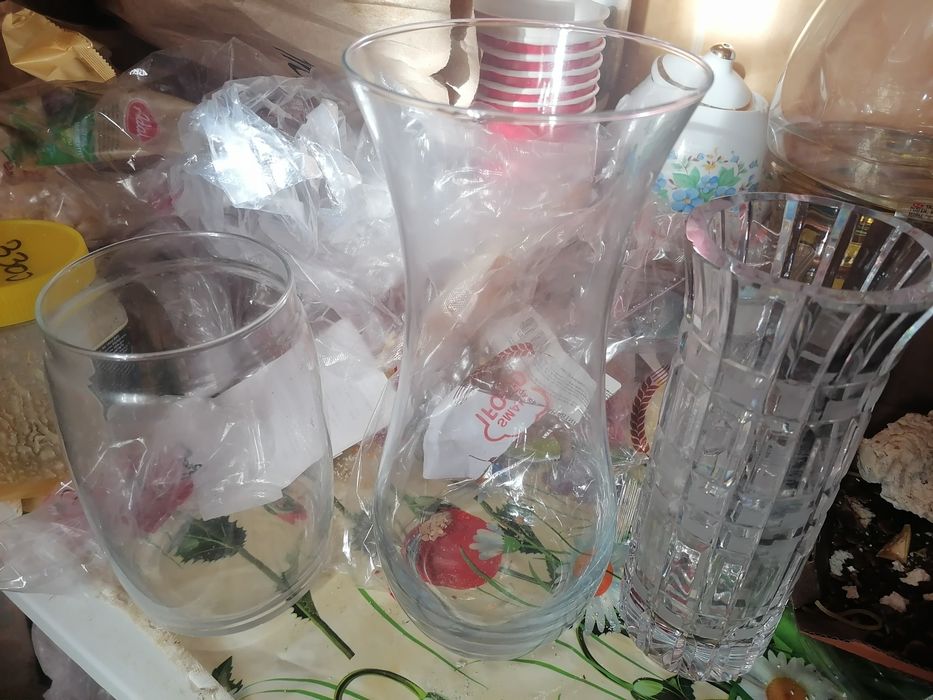 Вазы несколько бу, розетки набор