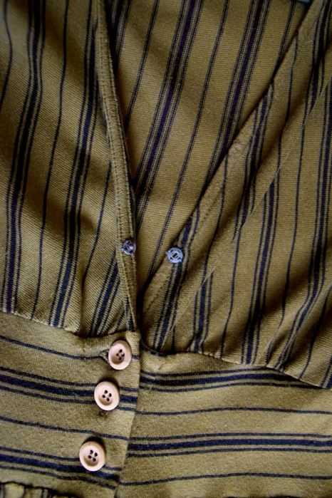 Rochie verde oliv Pull&Bear, mărimea XS