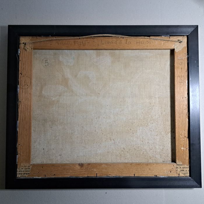 Pictură"Livadă la Huși", Virgil Miu (n. 1928)