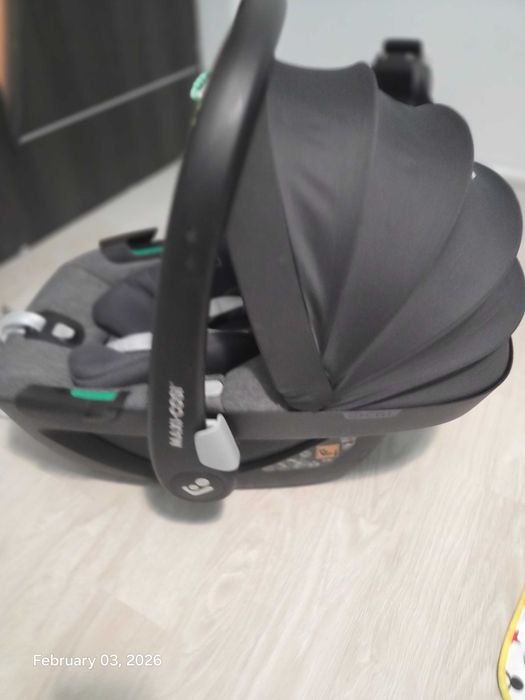 Scoica Auto Maxi-Cosi Pebble 360 I-Size, 40-82 cm, Essential Graphite