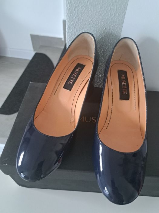 Pantofi Musette piele lacuita