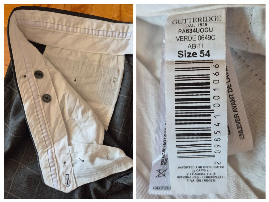Pantaloni premium Gutteridge, Vitale Barberis Canonico, Lână, Bărbați - 54