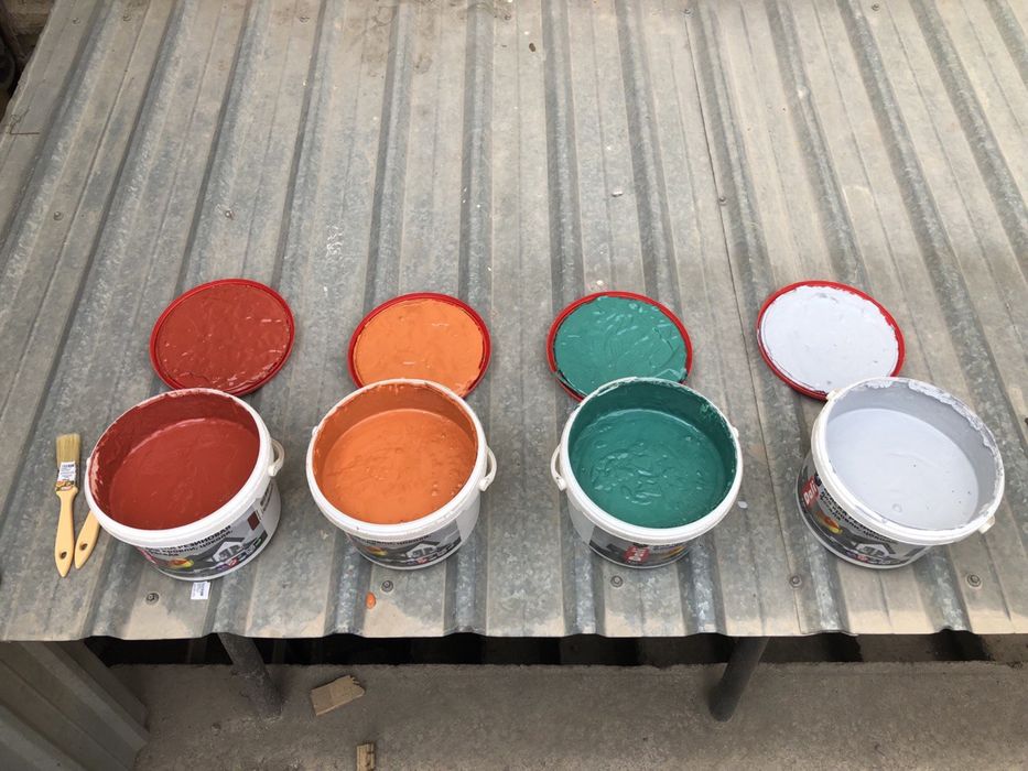 Краска резиновая для кровли, цоколя, фасада, 3 кг DALI