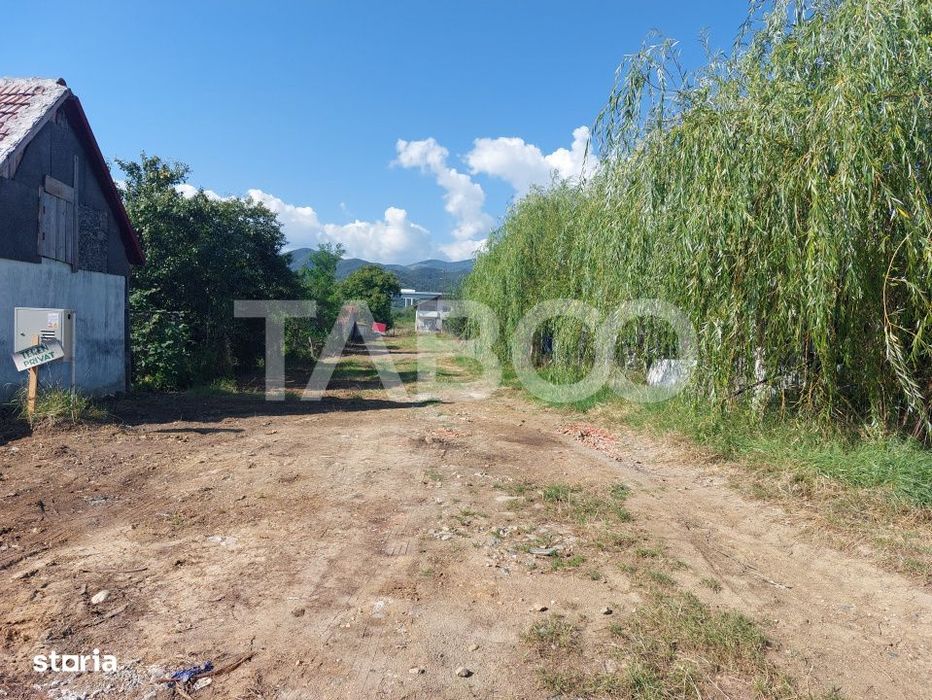 Teren intravilan 812 mp PUZ aprobat utilitati pe teren Talmaciu