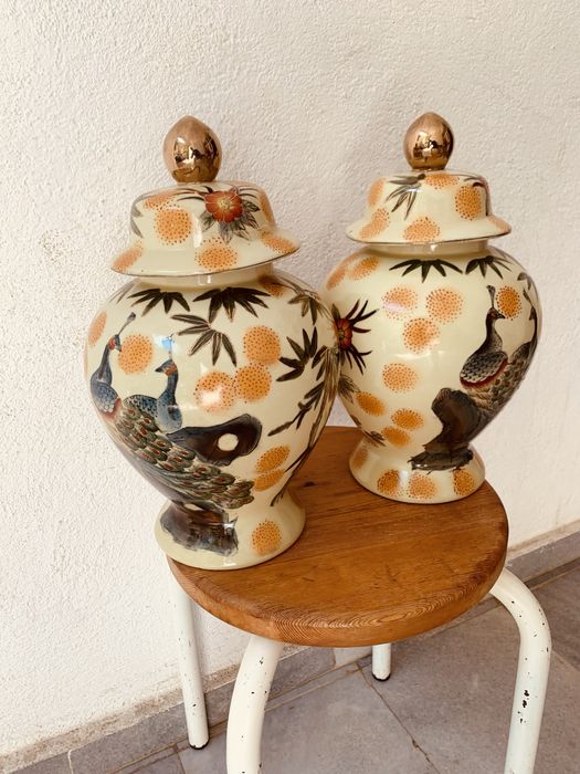 Ретро декоративни шведски керамични вази – комплект