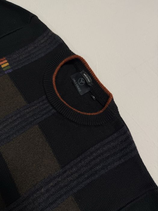 Pulover CARLO COLUCCI (M barbat) Made in Italy Merino vintage lana