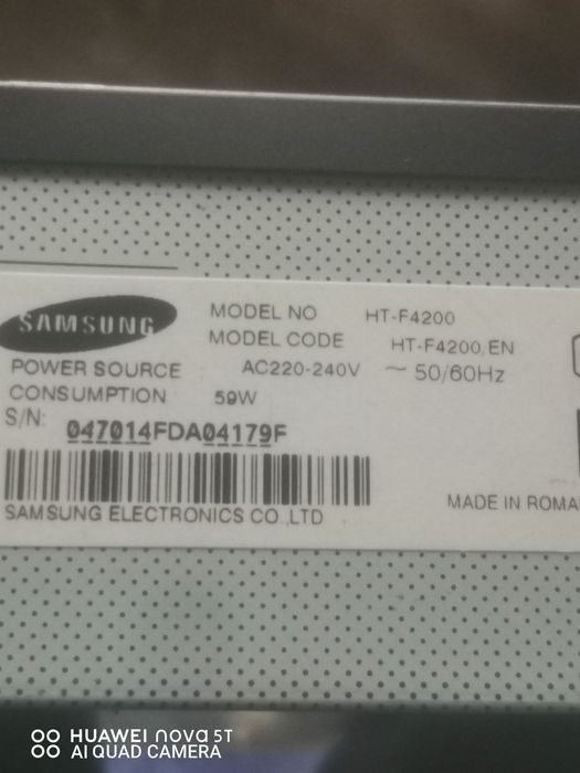 Blu-ray 3d player Samsung Ht f4200