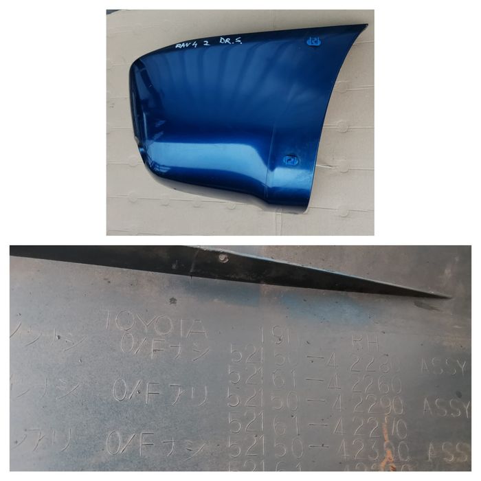 Flaps colțar ornament dreapta spate fata Toyota Rav 4 2 II 52150-42280
