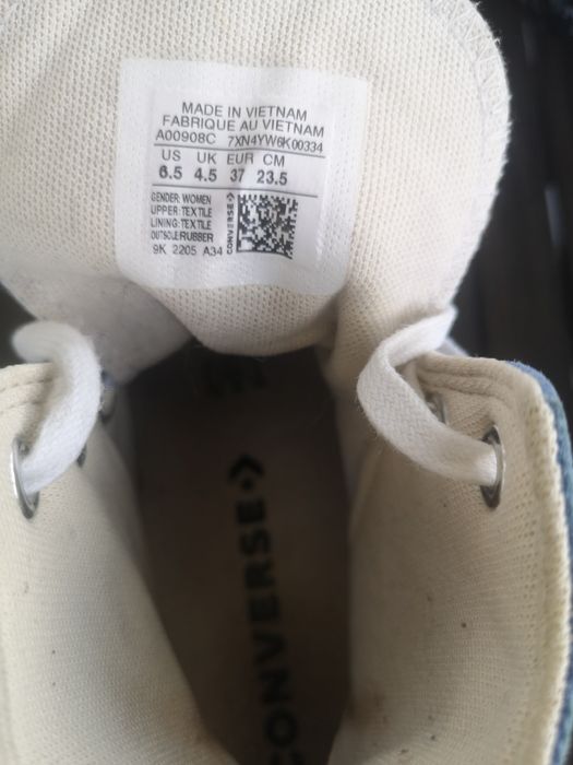 Converse, кецове, номер 37