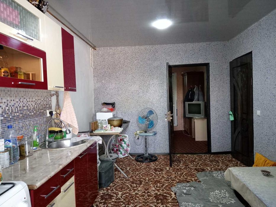 Yu  Дом 3 комнаты, земля 2,5 сотки, Янгихаёт Бинокор, 3км от Ярмарки