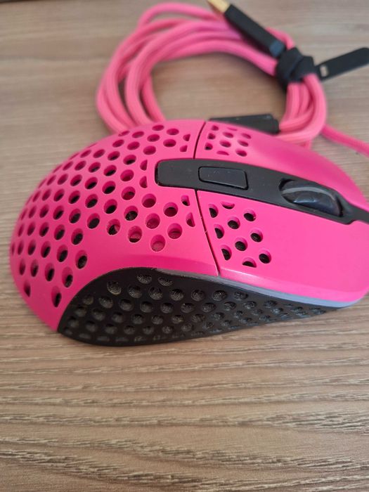 Геймърска мишка Xtrfy M4 Pink, RGB, Розов