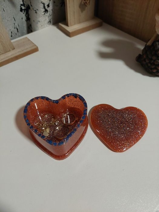 Cutie bijuteri cu capac sau fără din rasina