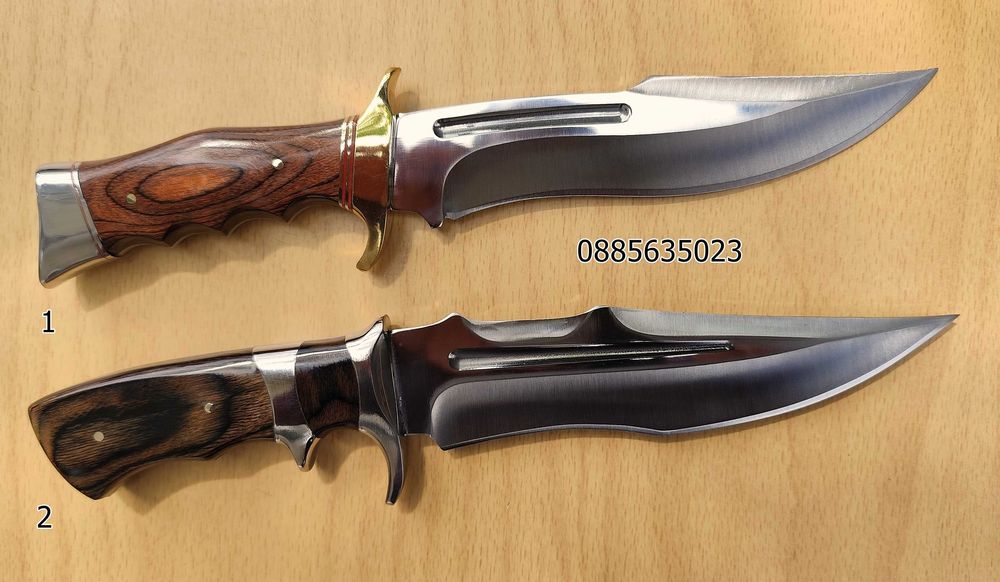 Ловен нож с месингов гард