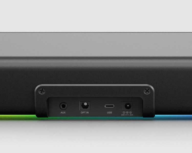 Creative Sound Blaster GS5 Технология SuperWide™ 60W, Черен, RGB