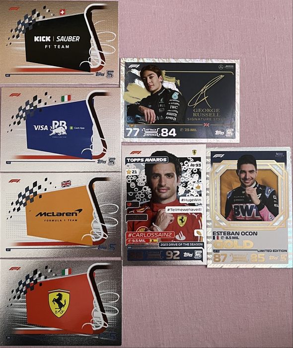 Формула 1 Turbo Attax карти