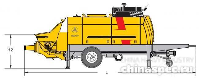 Стационарный бетононасос SANY  [HTB8018-5S] XCMG Zoomlion в наличий