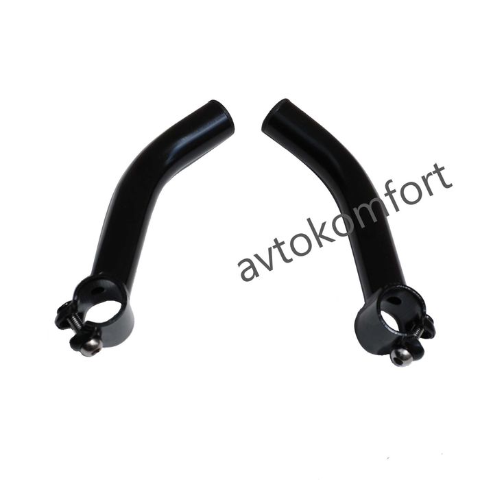 Черни Метални Роги Рога За Кормило На Велосипед Колело Код ТР 102