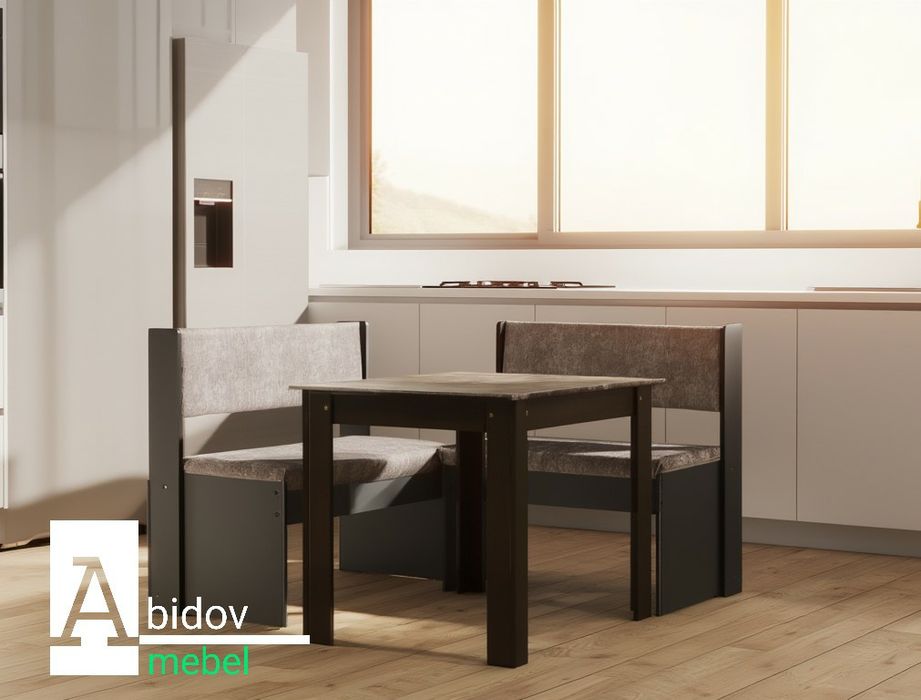 Современный кухонный комплект, гармонично и уютно.