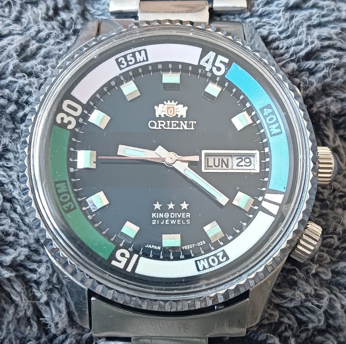 Часы Orient King Diver 60х годов редкие