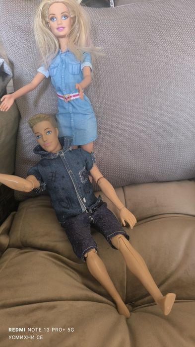 Бярби и Кен на мотор