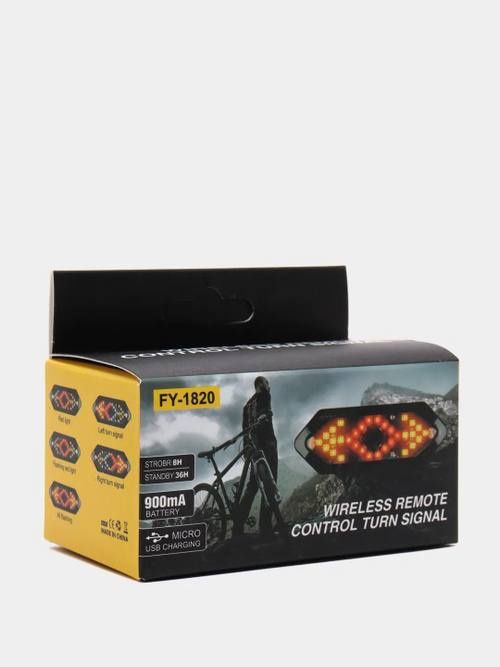 Велосипедный фонар с сигналом аккумуляторный аксессуар для велосипеда.