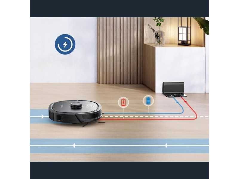 Робот Прахосмукачка с LiDAR Навигация Eureka NER600, 2000 Pa