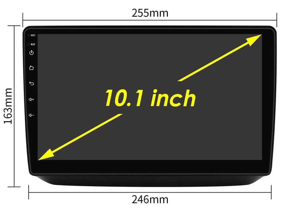Мултимедия 10" за SKODA FABIA II 2 ANDROID 14 CARPLAY навигация RDS