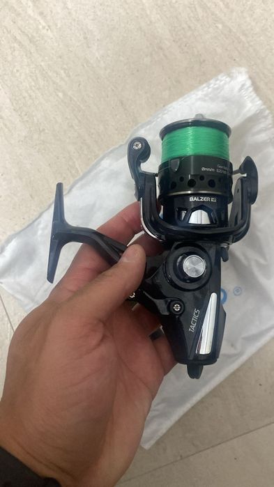 Mulineta Shimano DL4000 FABaitruner si Balzer Tactis 5250